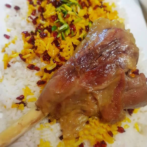 چلو گوشت گوسفندی