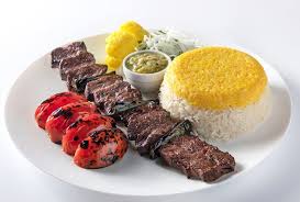 چلو کباب چنجه گوسفندی
