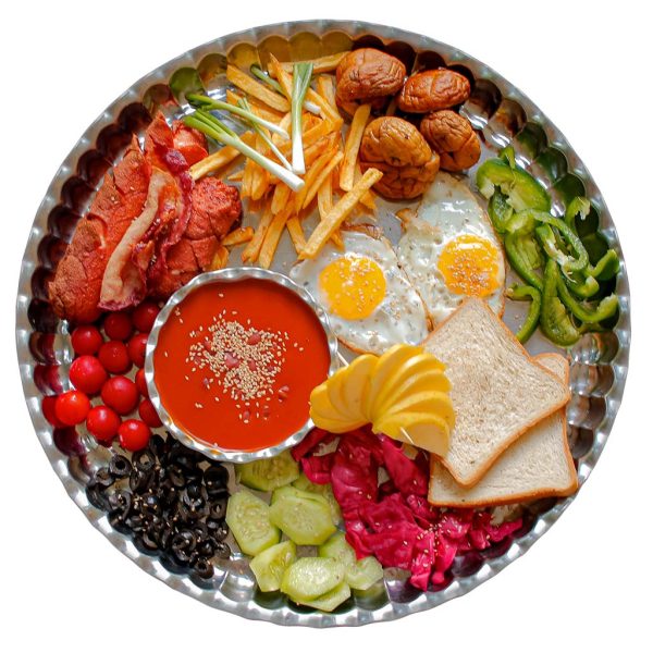 سینی صبحانه فرنگی